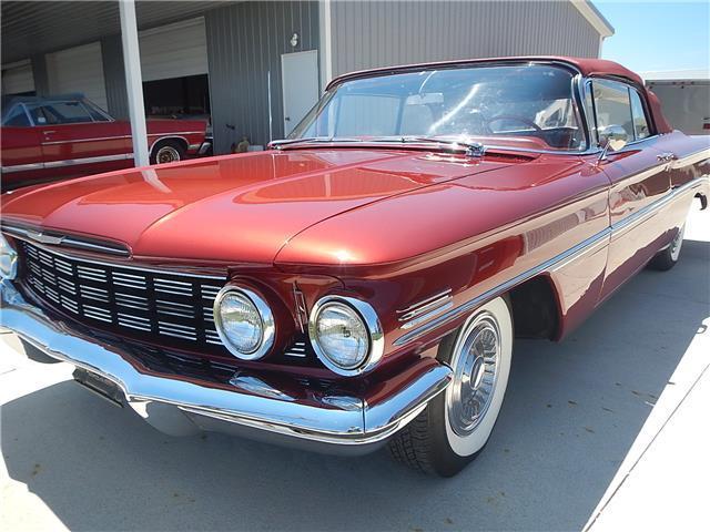 1960 oldsmobile 98 98 96658 miles maroon 394 v-8