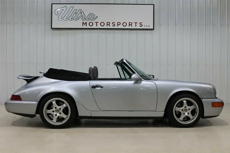 1994 porsche 911 carrera 2 cabriolet 85958 miles silver 3.6l h6 247hp 228ft. lb