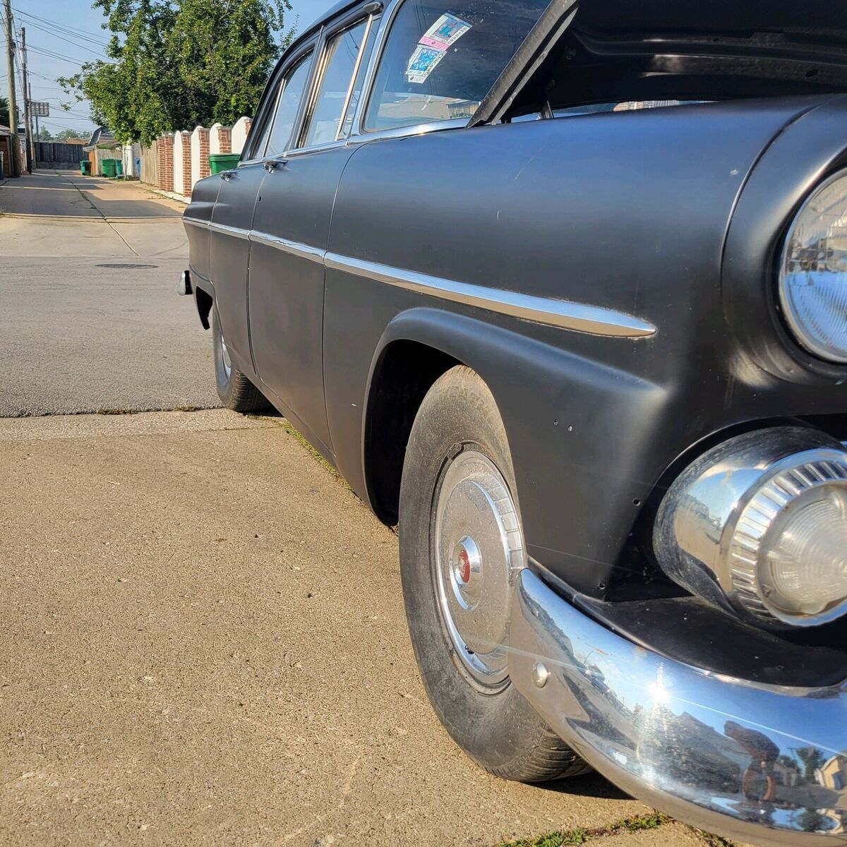 1955 ford customline sedan black rwd automatic