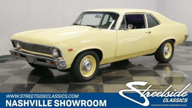 chevy nova with a 350ci motor and a 4 speed manual transmission