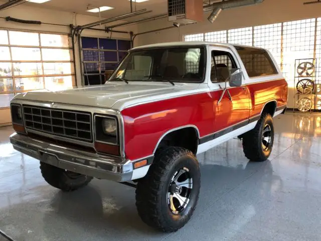 no reserve 1984 dodge ramcharger numbers matching runs and drives 4x4