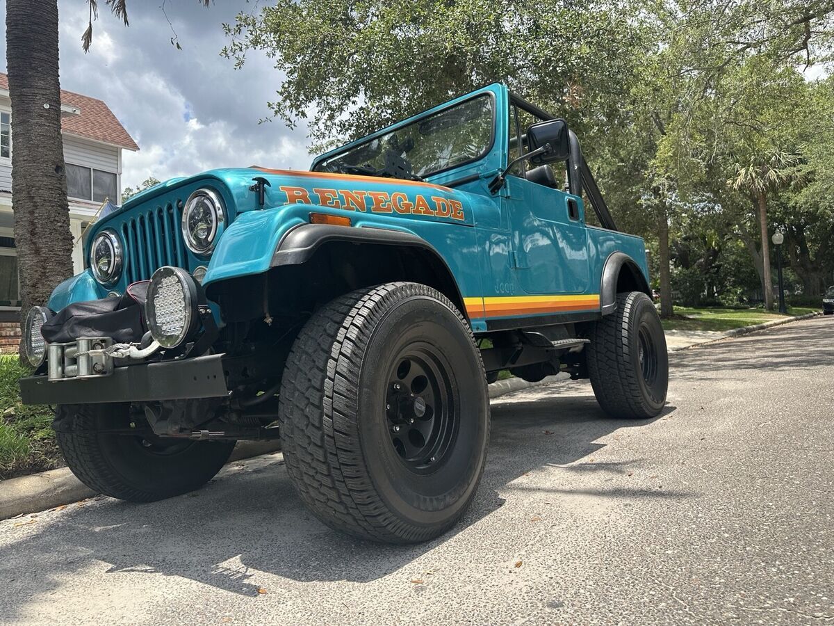 1983 jeep cj blue cj7