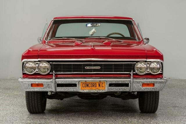 1966 chevrolet el camino 89897 miles regal red pickup truck 327ci 3-spd turbo 4