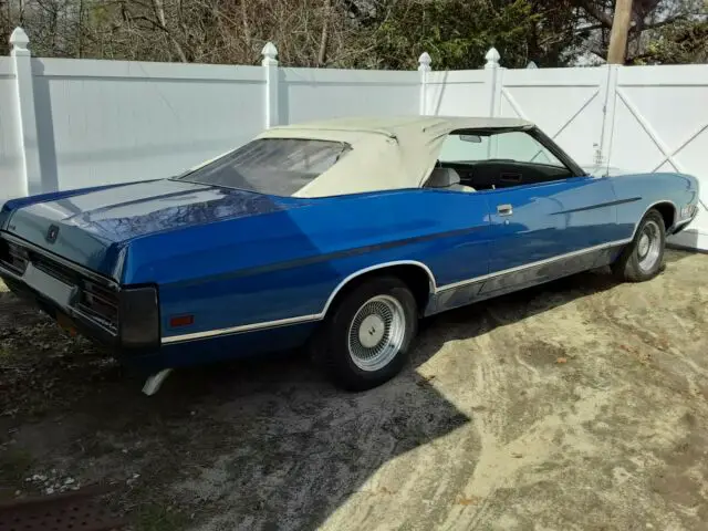 1972 ford ltd convertible 116,650 miles blue convertible rare 400ci v8 automatic