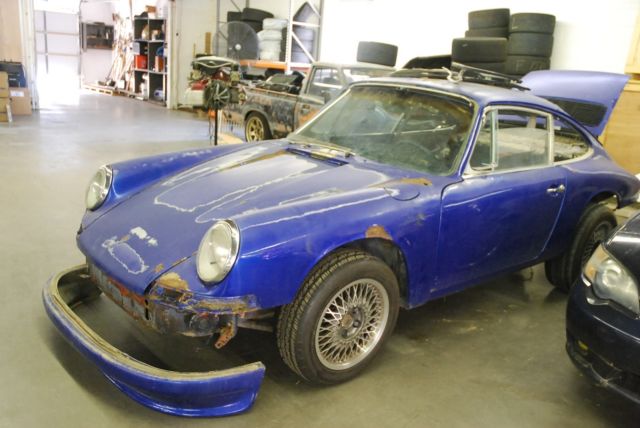 porsche 912 early 3 gauge car project with nadella transmission, parts