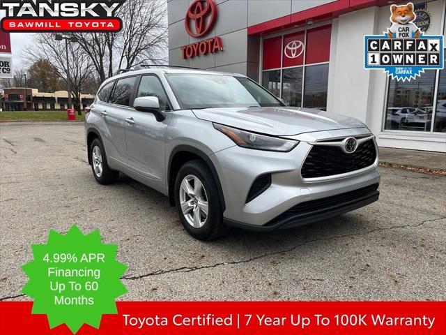 2023 toyota highlander l