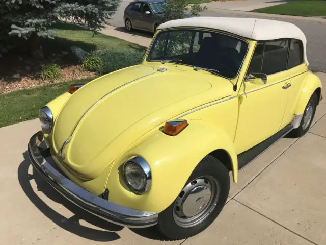 vw beetle karmann convertible 1972