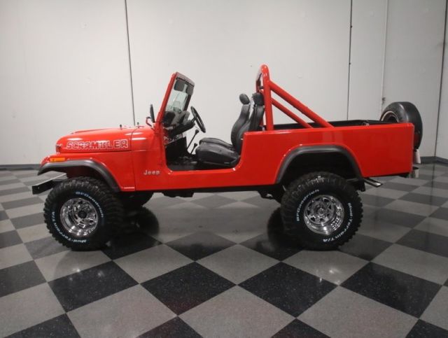 1985 jeep cj8 scrambler 97872 miles red jeep 258 ci - inline 6 4 speed manual
