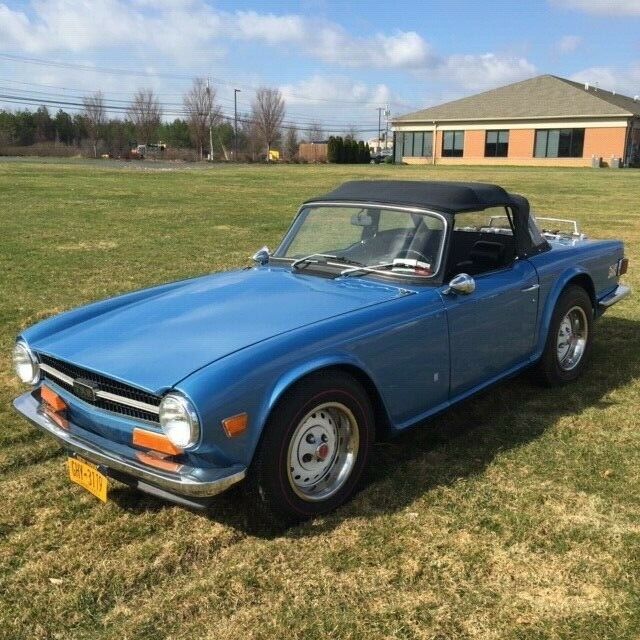 repriced, see new text- 1973 triumph tr-6 tr6, many extras, strong performance