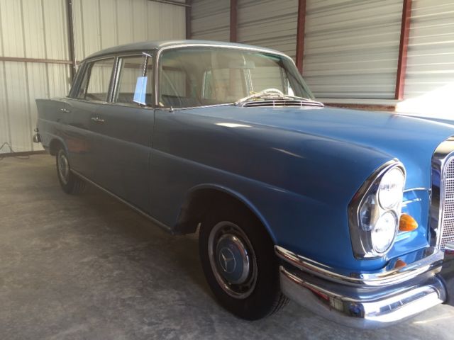 1967 mercedes-benz 230s complete original storage unit condition runs & drives