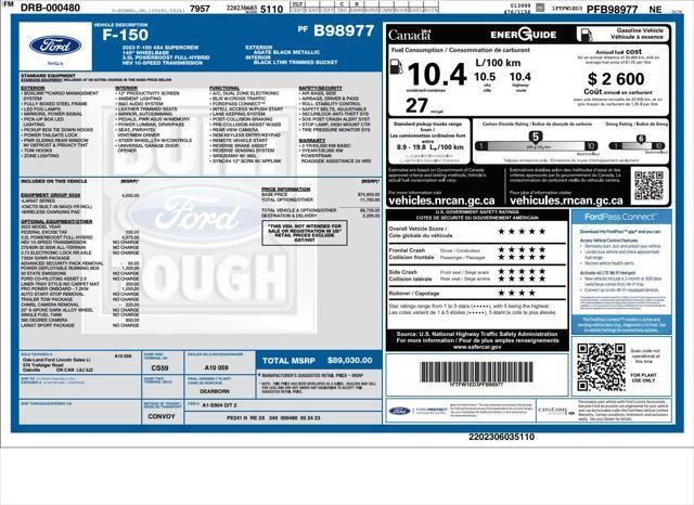 2023 ford f-150 lariat