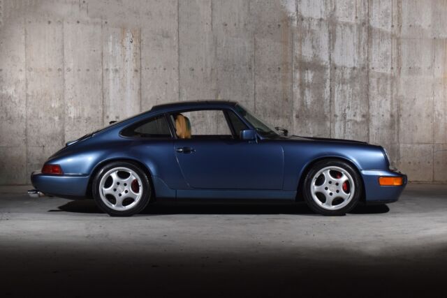 1990 porsche 911 carrera 4 85585 miles baltic blue coupe h6 3.6l manual