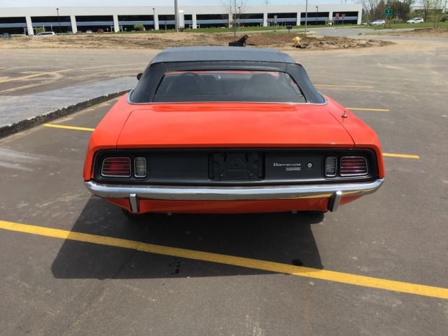 1971 plymouth barracuda convertible 383 numbers matching