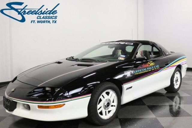 1993 chevrolet camaro z/28 pace car 39256 miles black and white coupe 5.7 liter