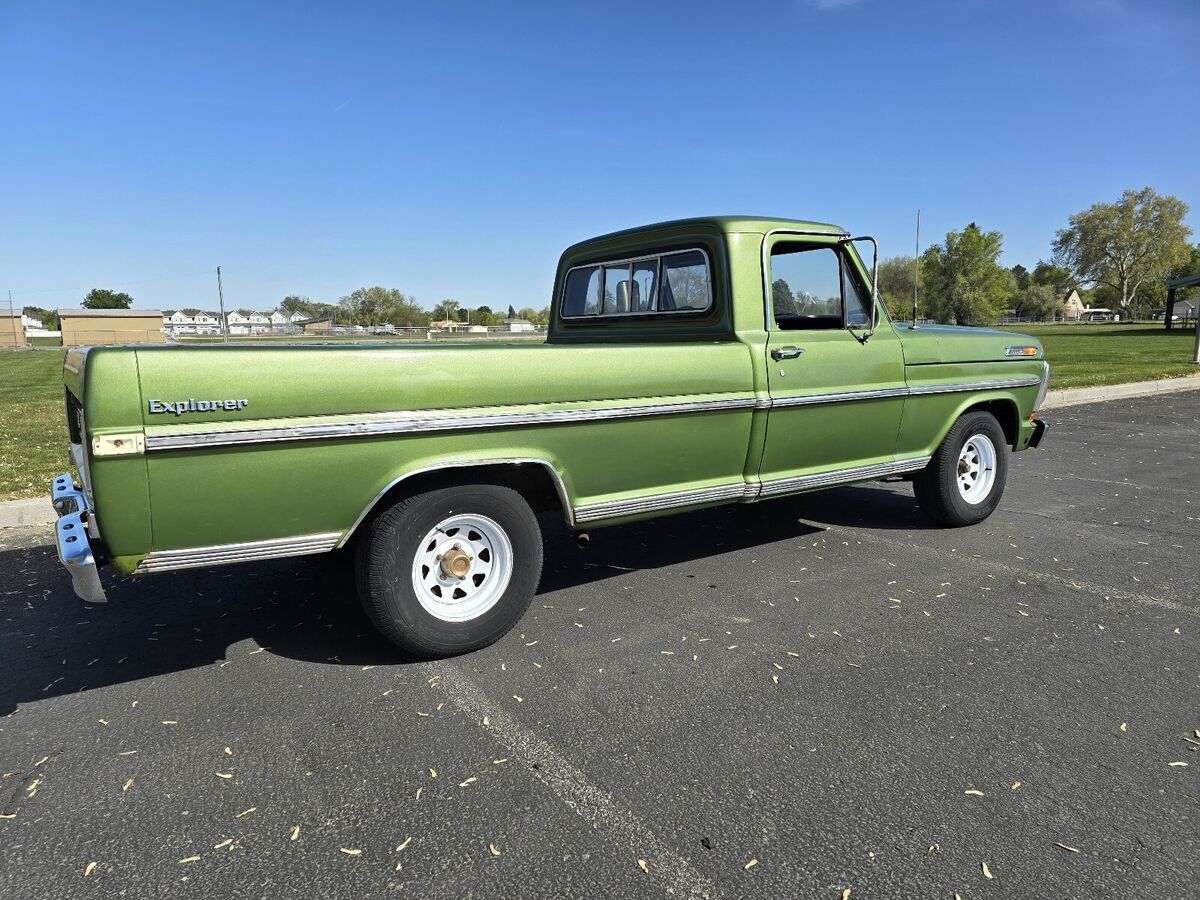 1972 ford f100 pickup green explorer