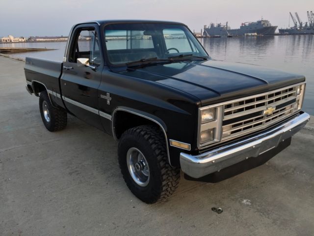 1987 chevrolet v10 silverado 4x4 swb original rust free california squarebody
