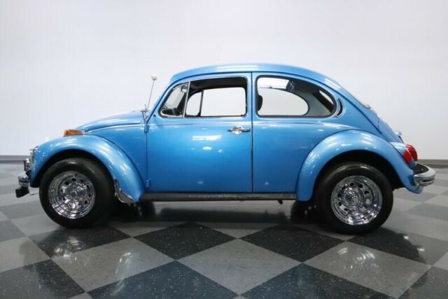 vw bug classic vintage collector flat-four blue manual german air-cooled four