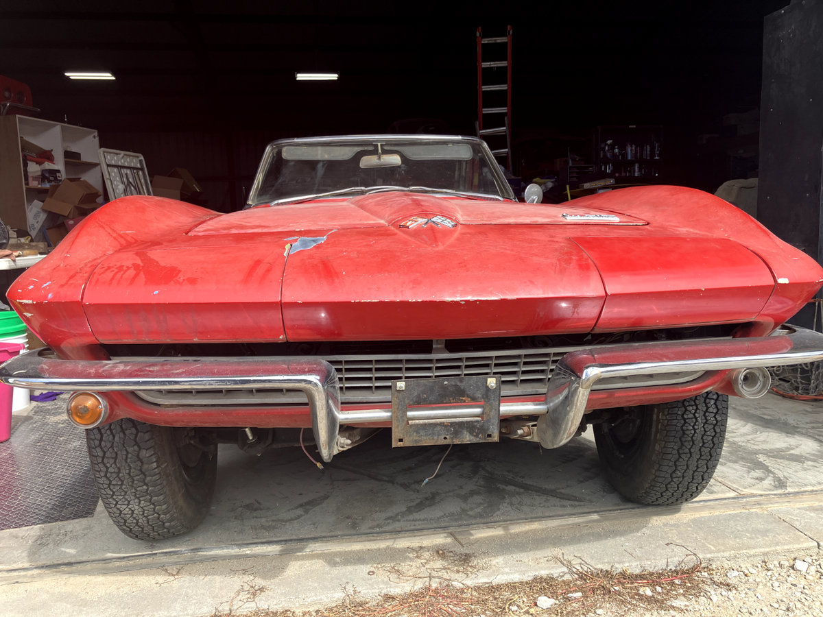 1966 corvette project car c2 midyear convertible