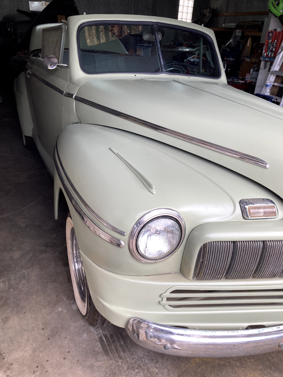 1946 mercury convertible hot street rat rod convertible 350 crate disc brakes