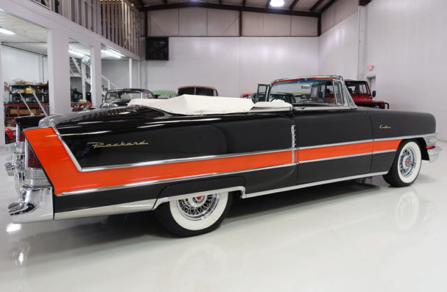 1966 packard caribbean convertible | reversible leather seat upholstery