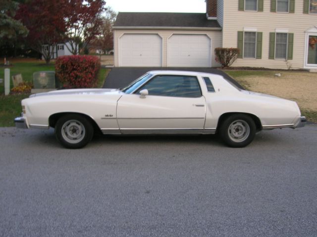 1974 monte carlo ls4 454 400 trans 73,800 orignal miles swivel seats no reserve