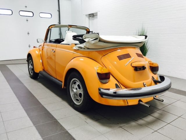 1974 volkswagen beetle 68403 miles convertible