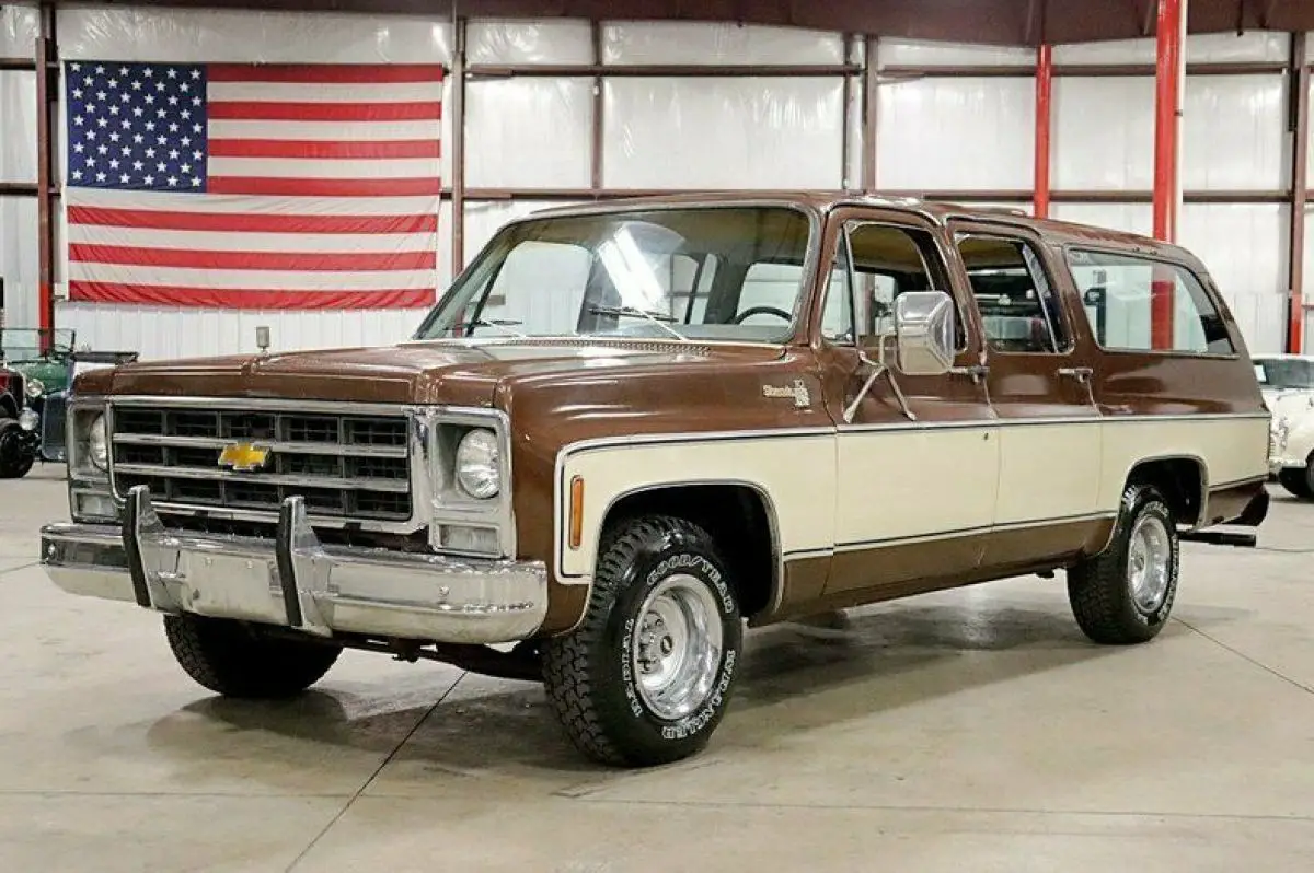 1979 chevrolet suburban 83332 miles tan / brown station wagon 454ci v8 automati