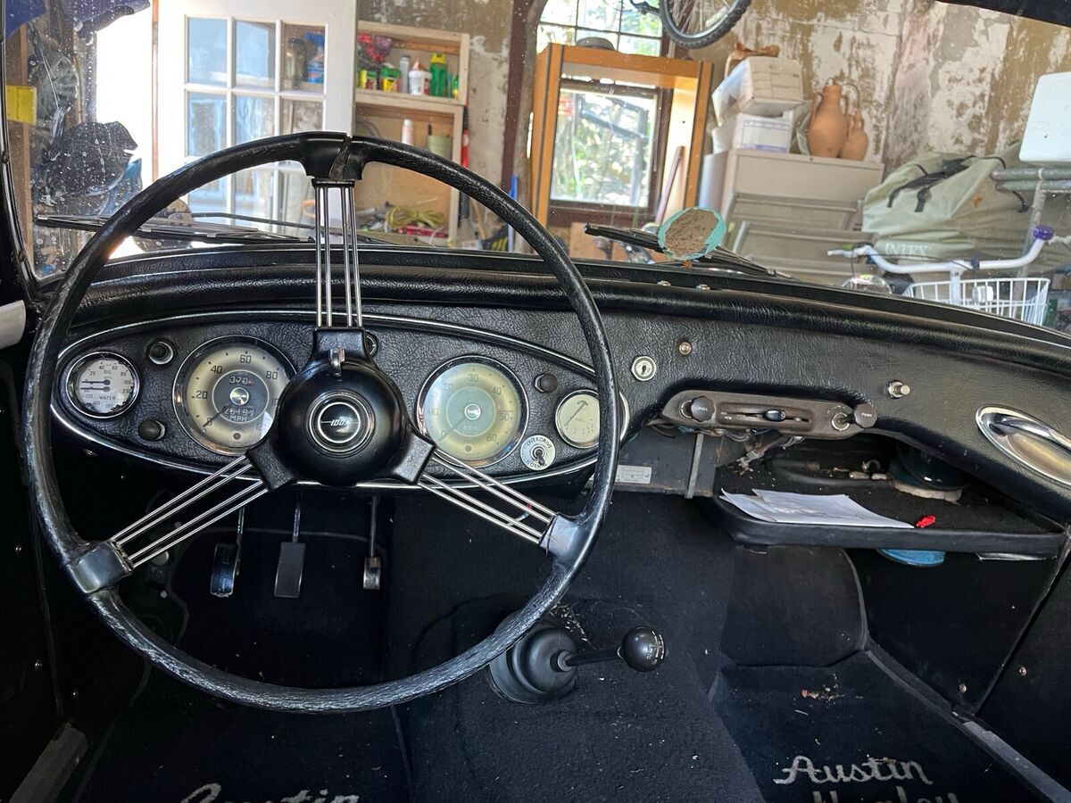 1958 austin healey 100 black bn4