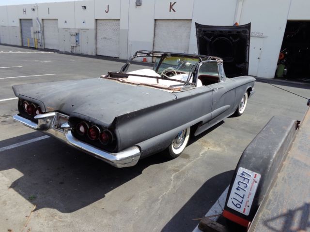 1960 ford thunderbird convertible.. unfinished project