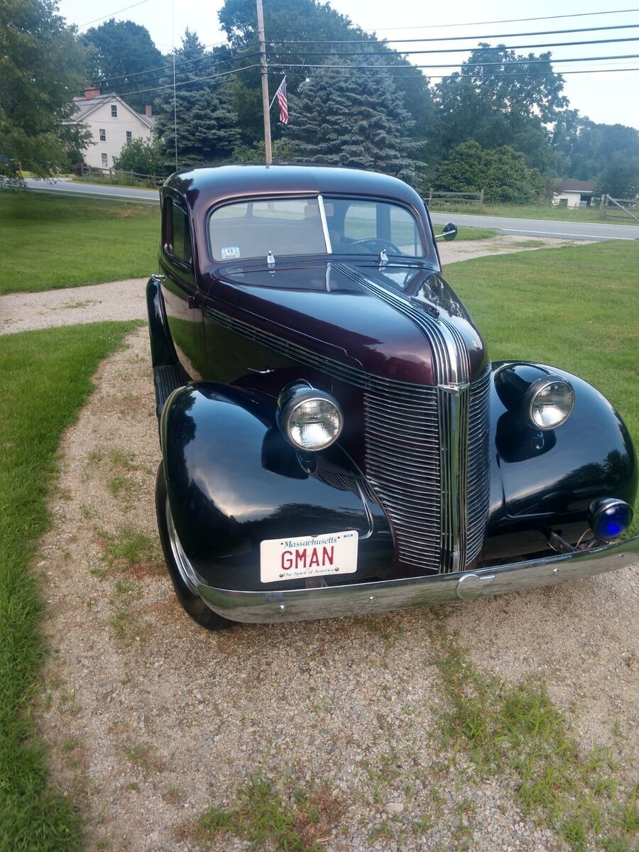all original 1937 pontiac 2 door slant back survivor fbi silver streak