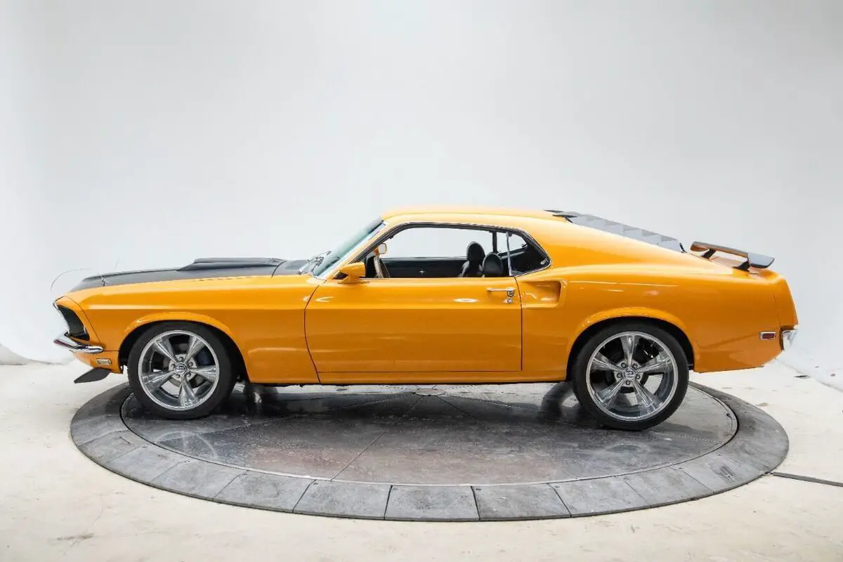1969 ford mustang sportsroof v8 5.8l coupe orange