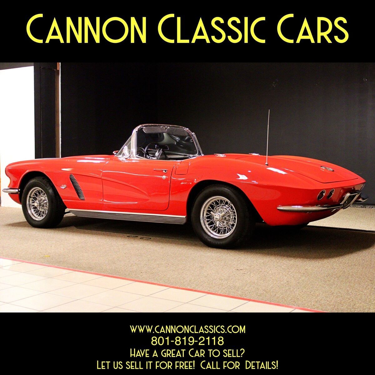 ***1962 chevrolet corvette 327 v8 red***