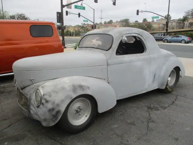 1941 willys steel coupe, drive it or make it your dream gasser hot rod,not a kit