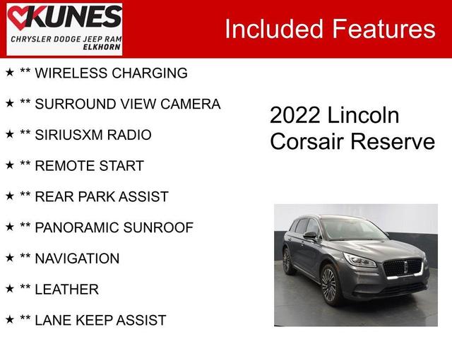 2022 lincoln corsair reserve