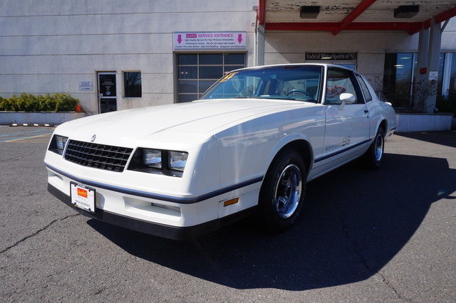 1984 chevrolet monte carlo ss sport coupe, 5.0l, two-owner, white, bench seat