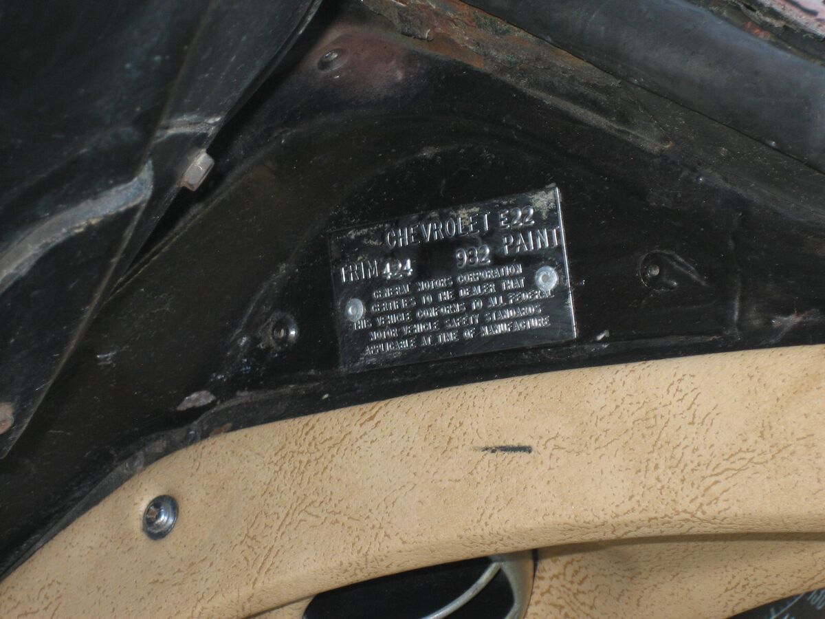 1970 corvette cpe; l46 350 numbers match; 4-sp; ac, ps, pb, pw, deluxe interior