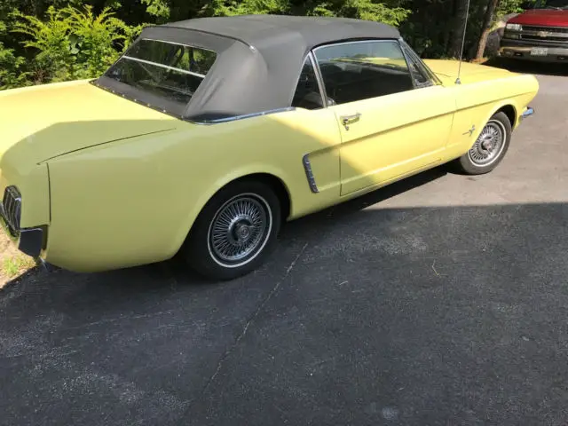 1964-1/2 ford mustang convertible, 3 spd manual, 6 cylinder, power top