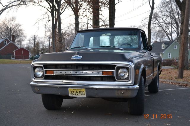 1969 chevrolet c10 pickup truck, great body, good running with 4 speed manual