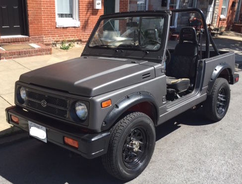 suzuki samurai jl with only 37,000 original miles. removable top. 4x4
