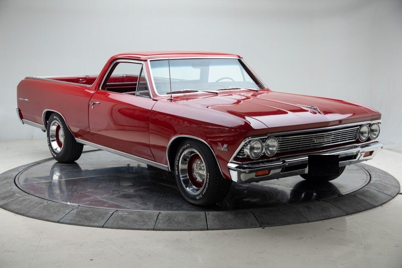 1966 chevrolet el camino v8 6 5l manual 4 speed pickup truck regal red