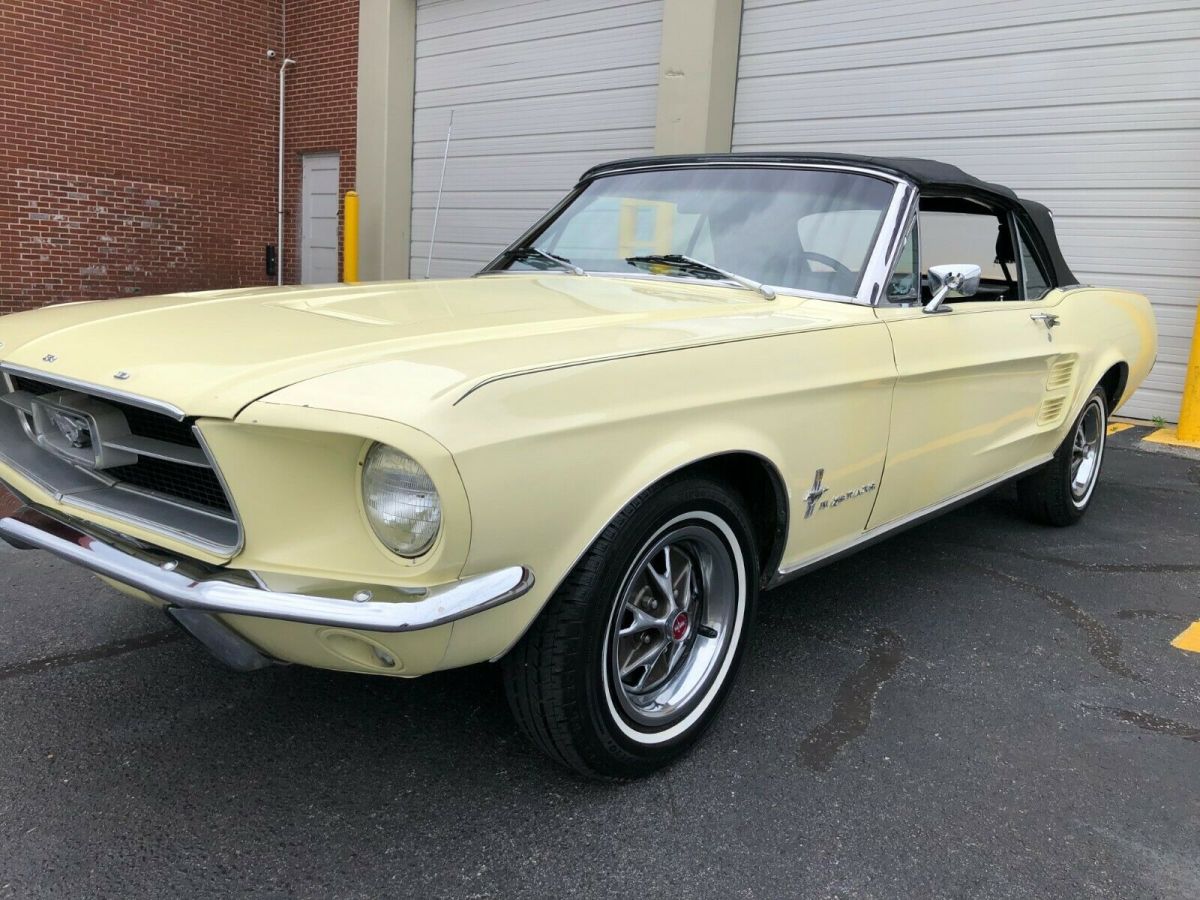 1967 ford mustang convertible gt a code