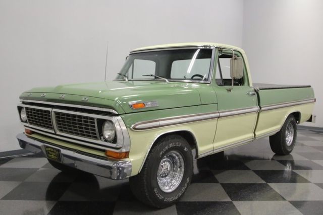 1970 ford f-100 3794 miles green pickup truck 351 v8 3 speed automatic