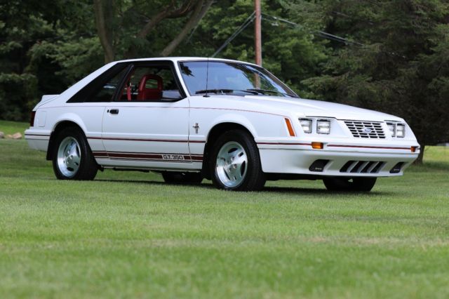 1984 ford mustang gt350 20th anniversary - 5,200 original miles, number 4733