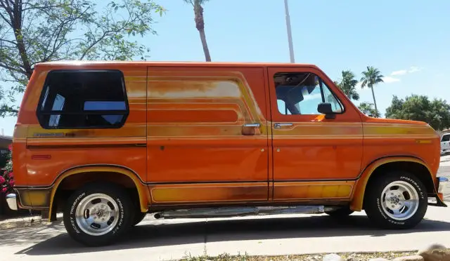 1976 one of a knd ford e100 econoline swb shorty original 70s custom van