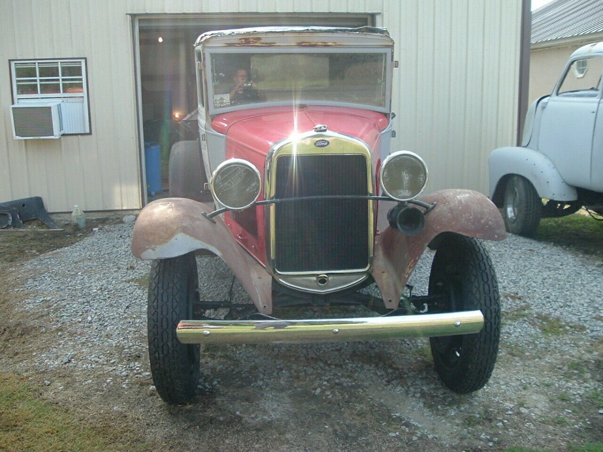 1931 1/2 model aa ford 1 1/2 ton dual wheel express pickup--project--rat rod