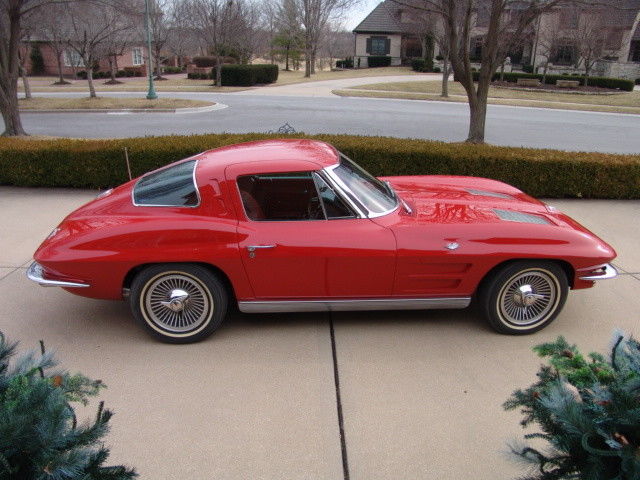 very nice 1963 split window #s match 327/340hp ac 4 wheel disc brakes see video!
