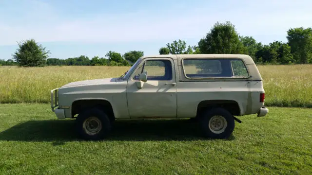 1984 chevorlet blazer m1009 diesel 4x4 military k5