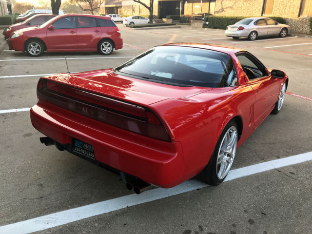 1990 jdm honda nsx (acura nsx) japan import very rare coupe red/black auto clean