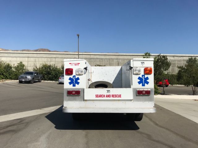 1979 chevrolet k3500 search and rescue / utility 4x4 100% rust free