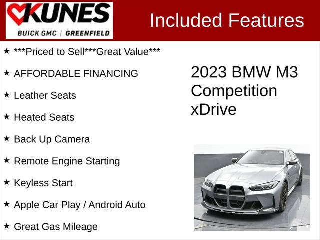 2023 bmw m3 competition xdrive sedan